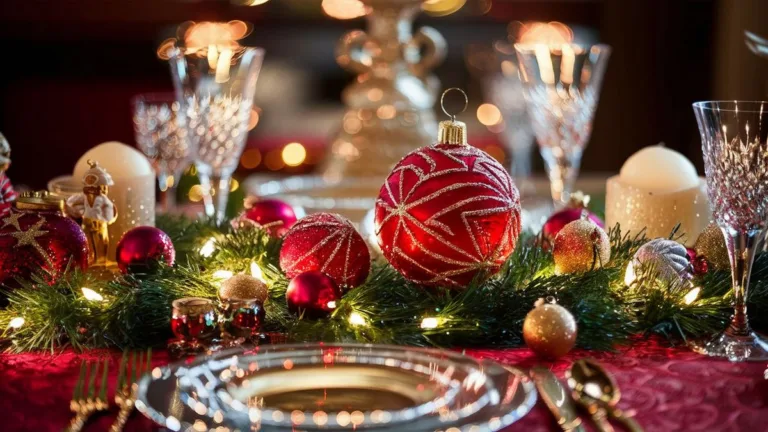 Piros Arany Karácsonyi Köröm: Ragyogás és Elegancia Ünnepekre